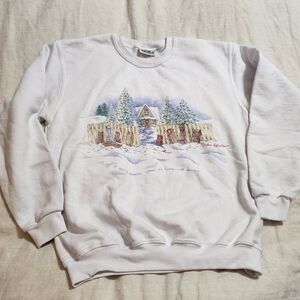 White Northern Reflections  Sweatshirt